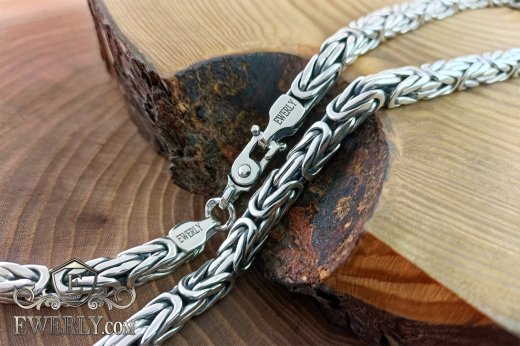 Buy chain - weaving "Byzantine" 150 grams of silver