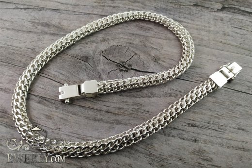 Big chain "Cardinal (Python, Italian)" of  silver for men to buy 111034CE