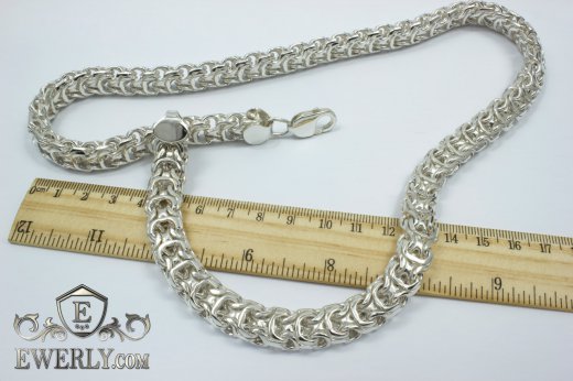 Big chain "Ramses" of sterling silver for men to buy 111000FQ