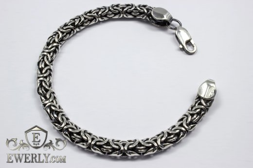 Bracelet "Fox tail (Valkyrie)" of sterling silver to buy 121008AR