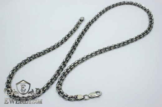 Women's chain "Lanterns" of sterling silver to buy 111020VD