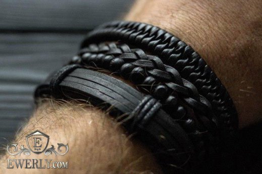 Leather bracelet to buy 124006MP