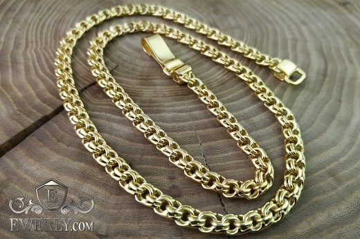 Gold chain Bismarck 55 cm 50 grams, buy gold weaving