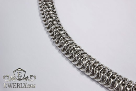 Плетіння Луска дракона ручної роботи роботи із срібла